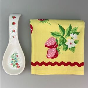 Strawberry Motif Kitchen Set
